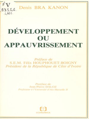 cover image of Développement ou appauvrissement